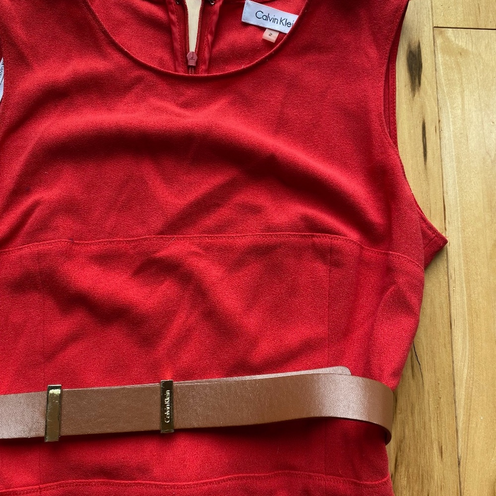 Calvin Klein fit and flare dress